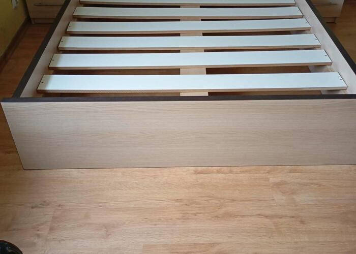 Grajewo ogłoszenia: Sprzedam łózko wymiary 160x200 Oparcie 260cm plus do tego 2szafki...